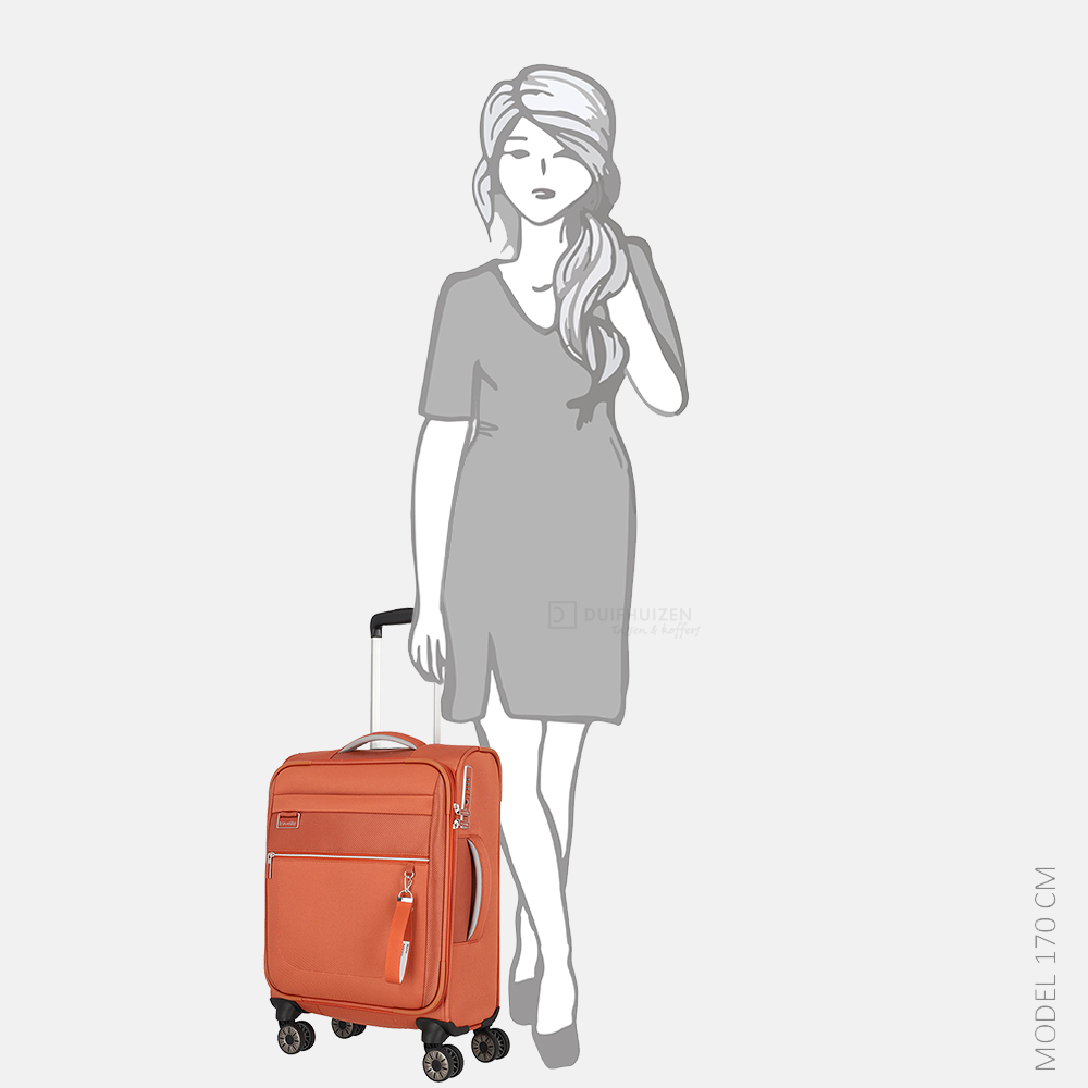 Travelite Miigo handbagage koffer 55 cm copper/chuntey bij Duifhuizen