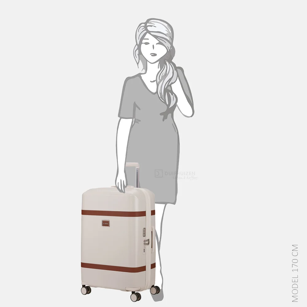 Samsonite Image Spinner reiskoffer expendable 69 cm ivory bij Duifhuizen