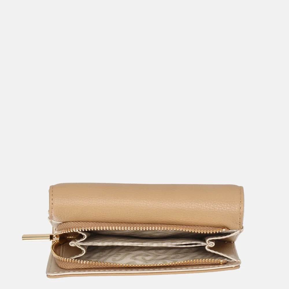 Liu Jo Caliwen overslagportemonnee trifold M cammello bij Duifhuizen