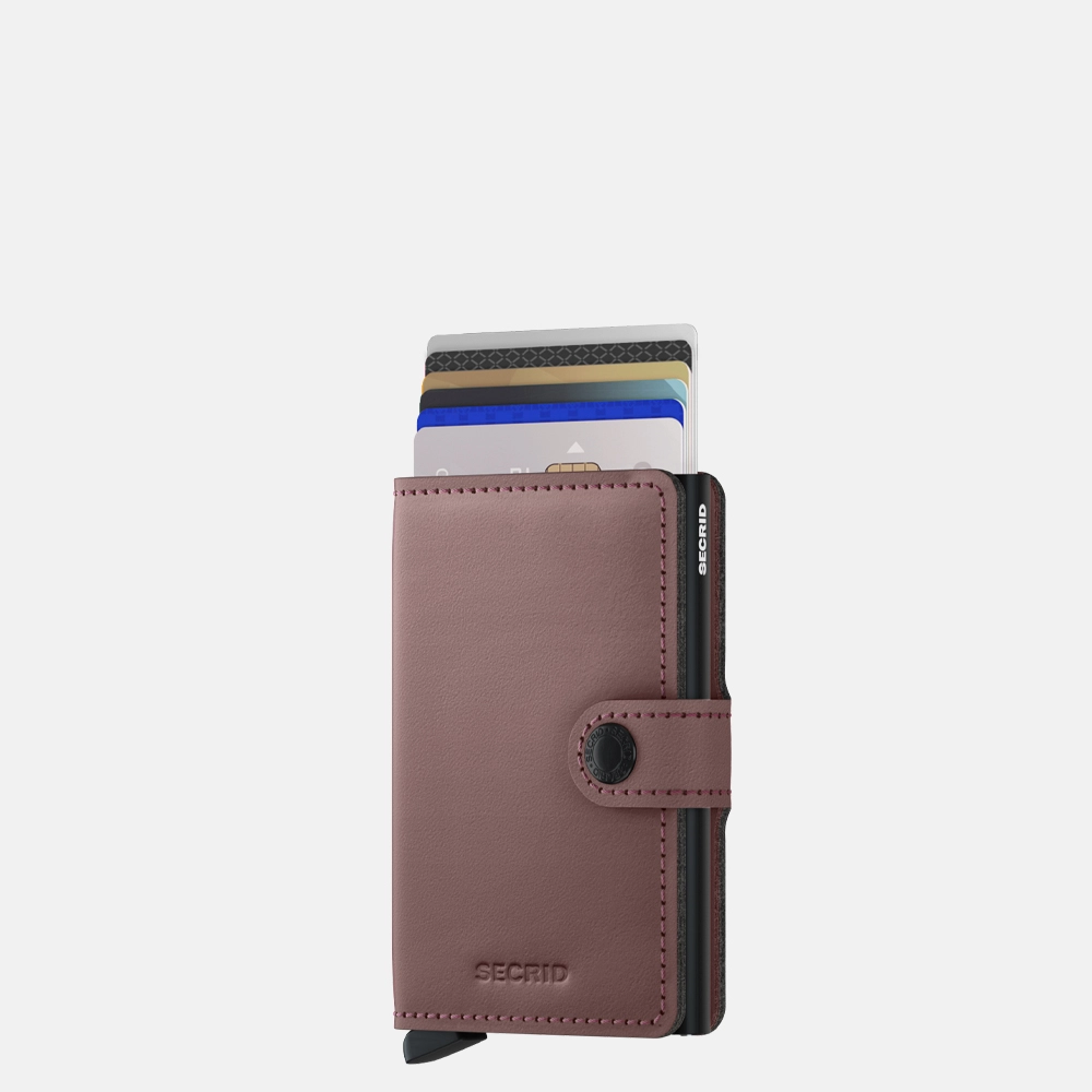 Secrid Miniwallet pasjeshouder matte rose bij Duifhuizen