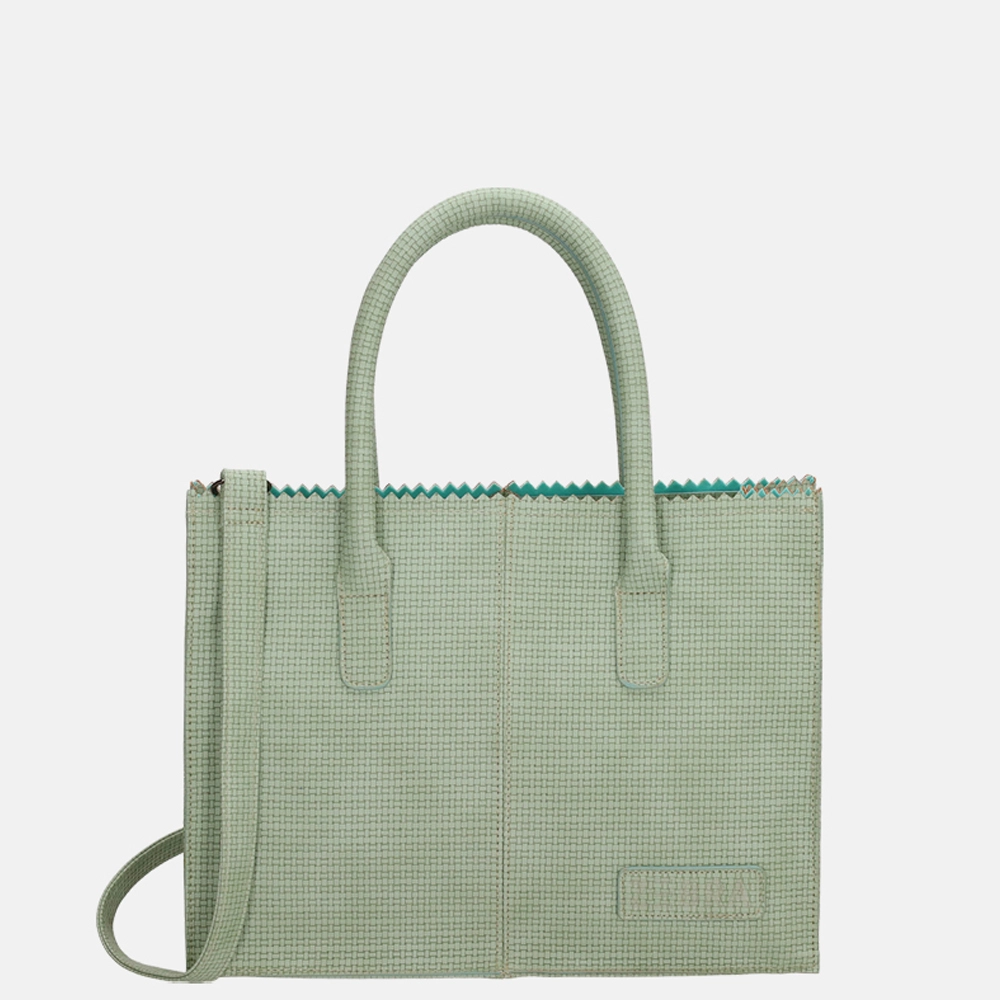 Zebra Trends Lisa handtas metallic mint bij Duifhuizen