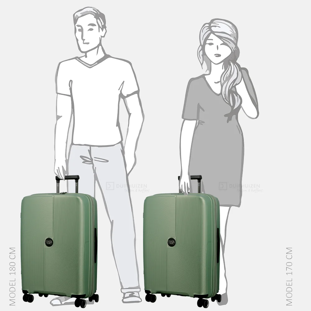 Jump Oskol reiskoffer 67 cm expandable vert bij Duifhuizen