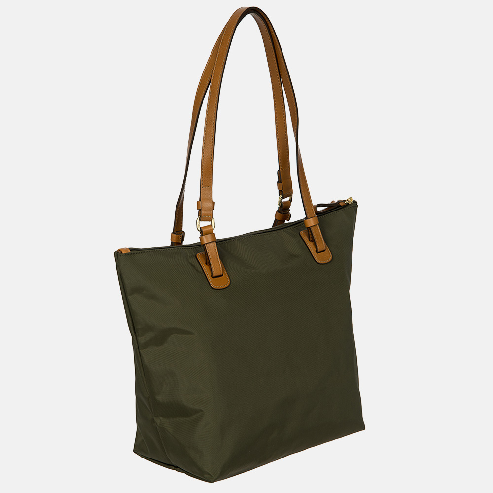 Bric's X-bag shopper olive bij Duifhuizen