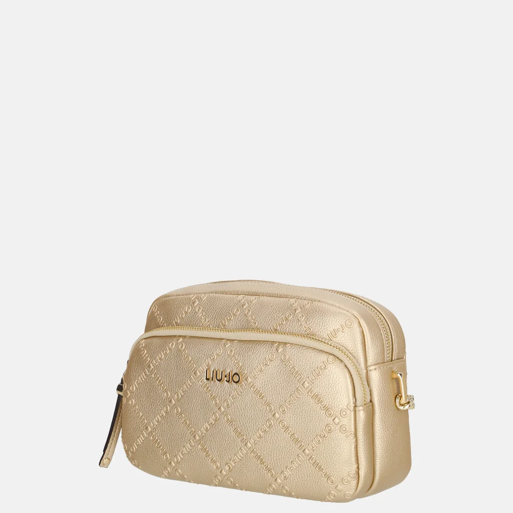 Liu Jo Adonide crossbody tas light gold bij Duifhuizen