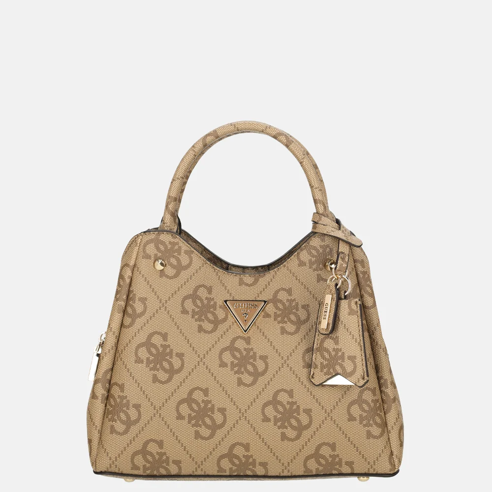 Guess Meridian girlfriend handtas S latte logo bij Duifhuizen