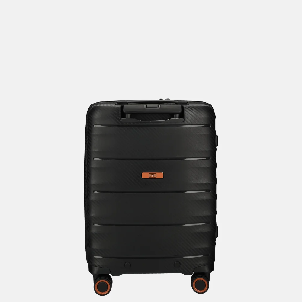Duifhuizen Paloma handbagage koffer 55 cm black/copper bij Duifhuizen