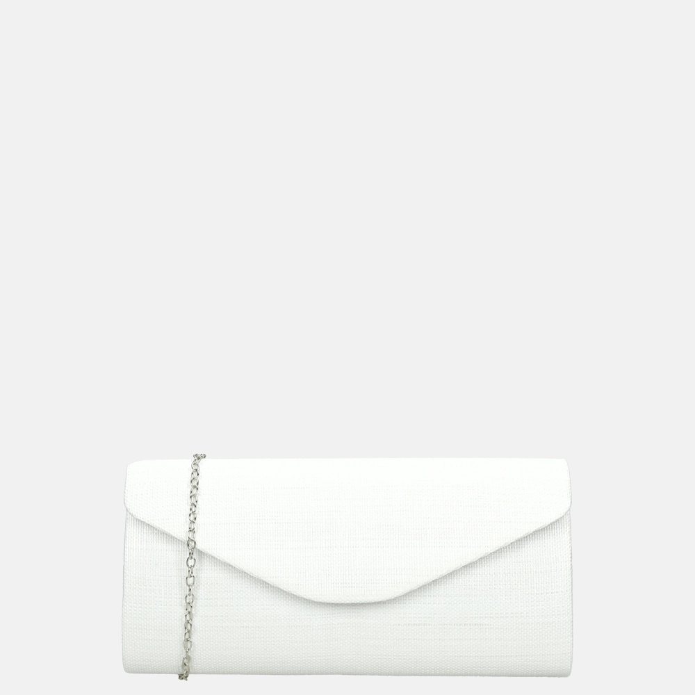 Firenze clutch canvas white bij Duifhuizen
