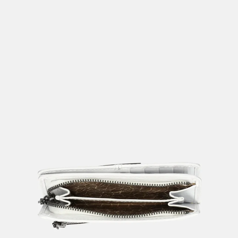 Claudio Ferrici Pelle Vecchia portemonnee white bij Duifhuizen