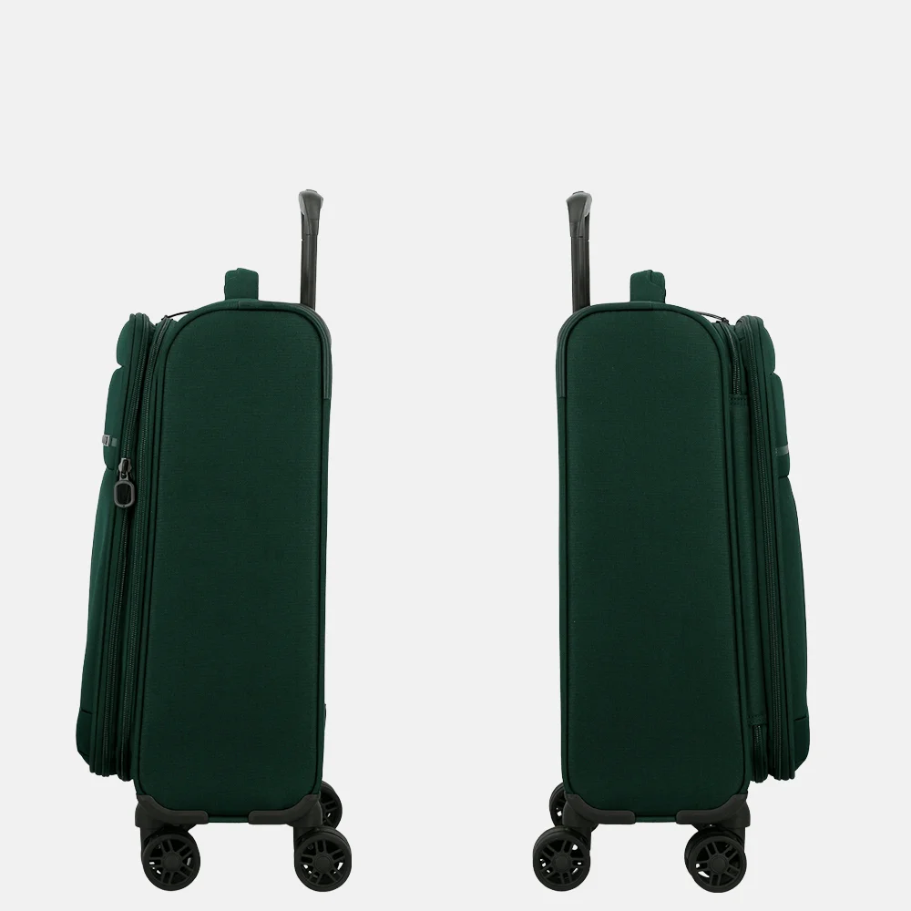 Jump Monthelys Souple Spinner 55cm Handbagage Koffer Donkergroen bij Duifhuizen