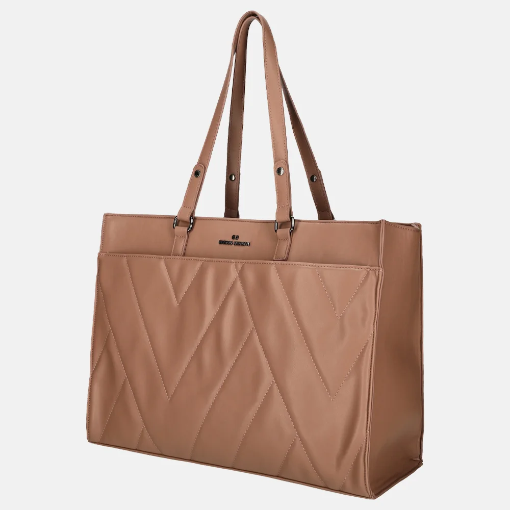 Enrico Benetti Evie shopper 15 inch oudroze bij Duifhuizen