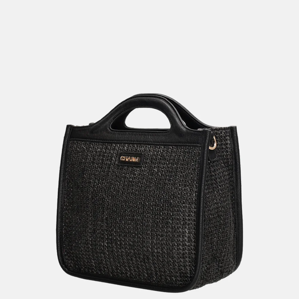 Charm London Hillingdon handtas zwart bij Duifhuizen