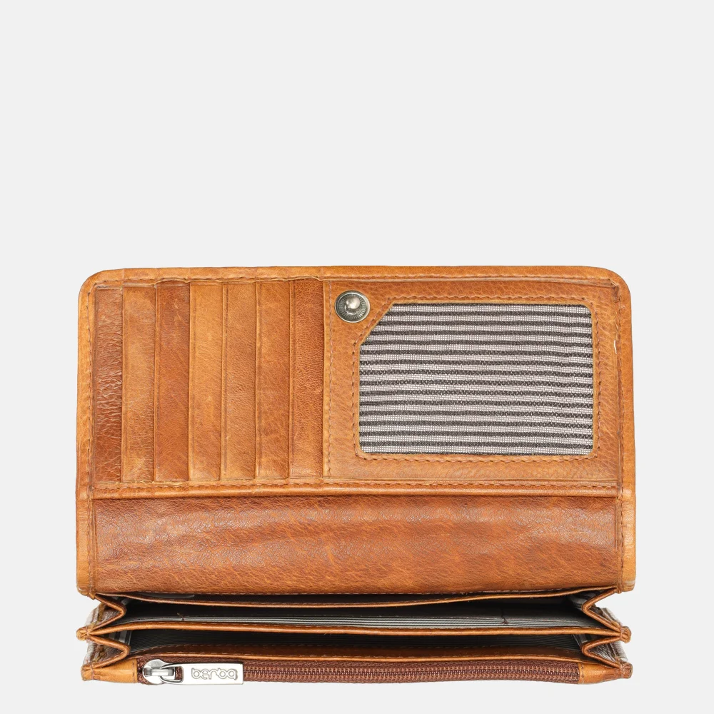 Berba Lucca overslag portemonnee M brandy bij Duifhuizen