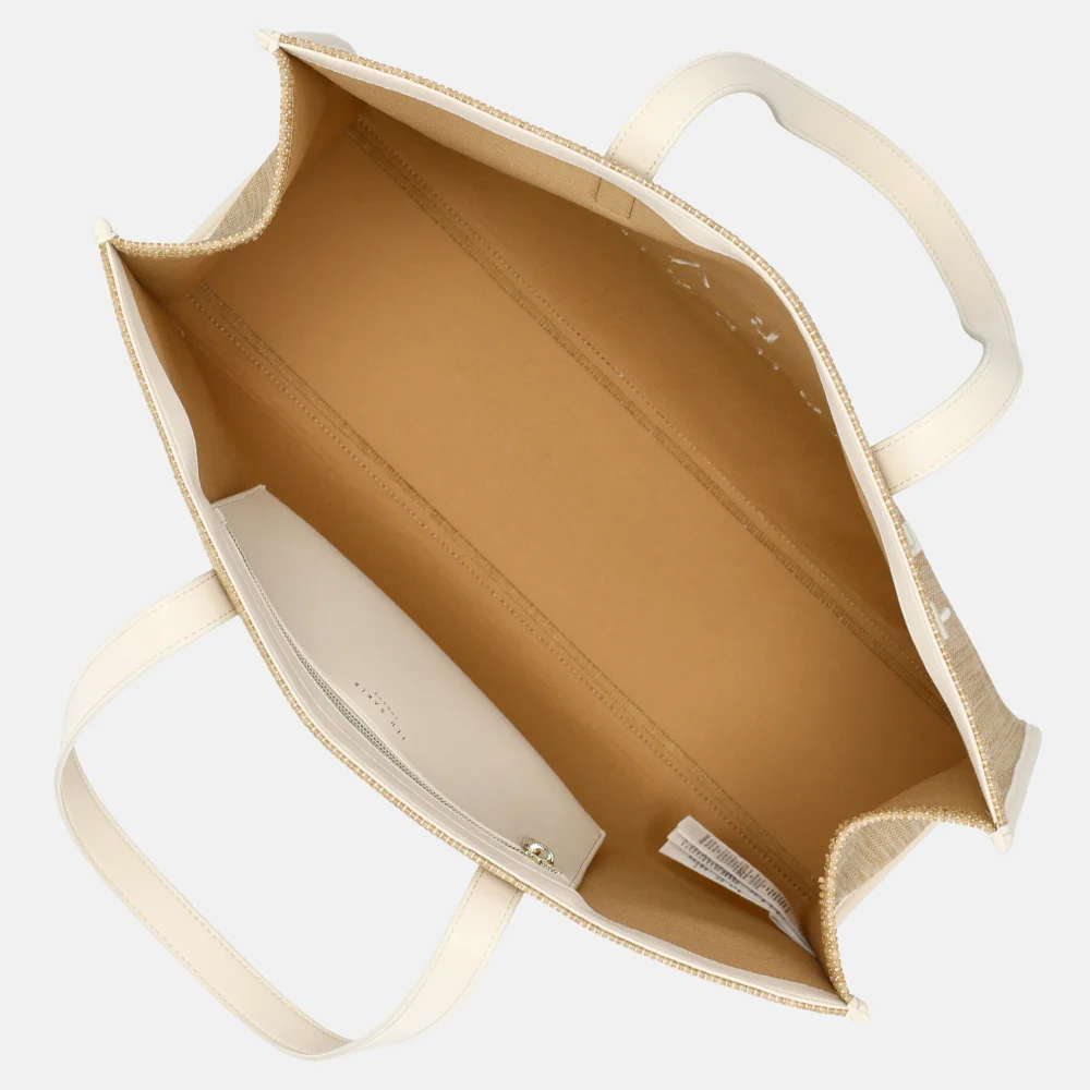 Ted Baker Pallmer shopper L ivory bij Duifhuizen