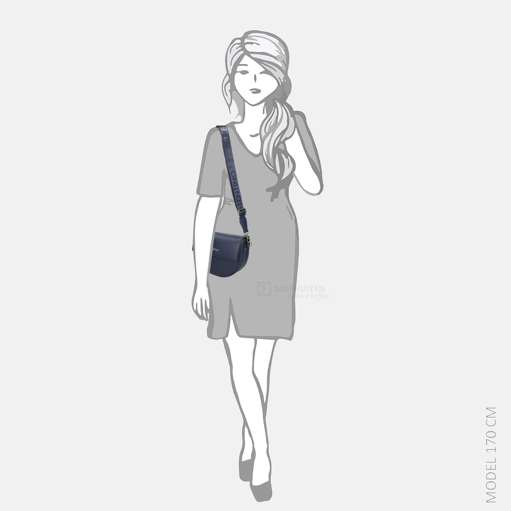 Valentino Bags BIGS crossbody tas navy bij Duifhuizen