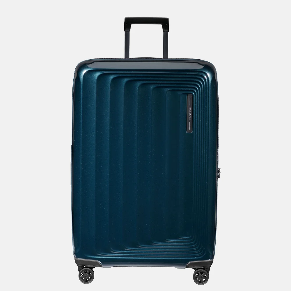 Samsonite Nuon koffer 75 cm metallic dark blue