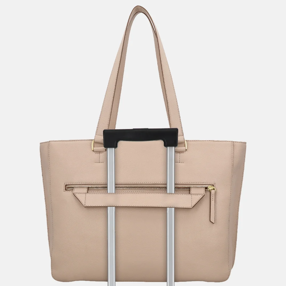 Loulou Essentiels Celine shopper 15.6 inch cashmere bij Duifhuizen
