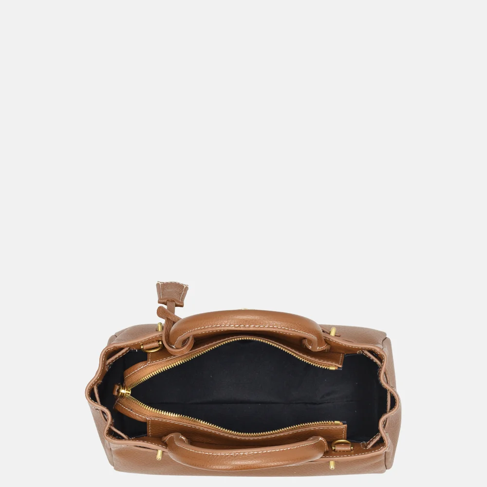 Tommy Hilfiger American Icon mini handtas cognac bij Duifhuizen