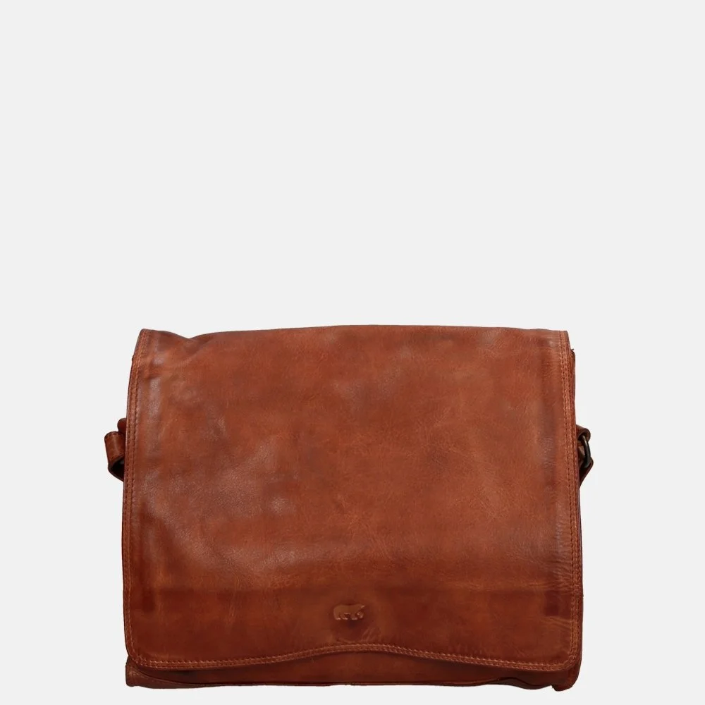 Bear Design Hanna crossbody tas met overslag cognac bij Duifhuizen