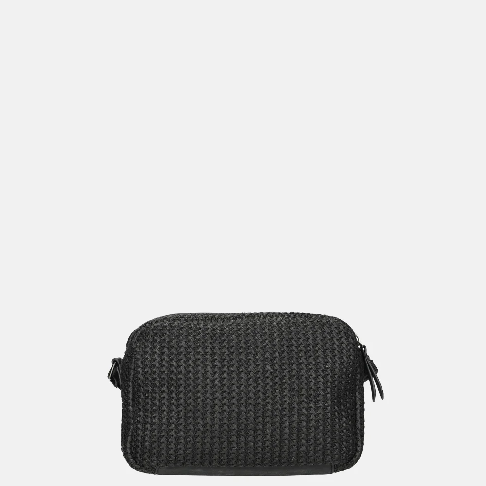 Enrico Benetti Raffia crossbody tas zwart bij Duifhuizen