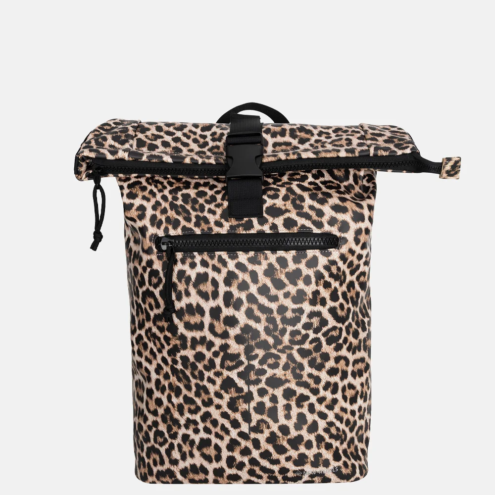 New Rebels Mart laptoprugzak 15 inch leopard bij Duifhuizen