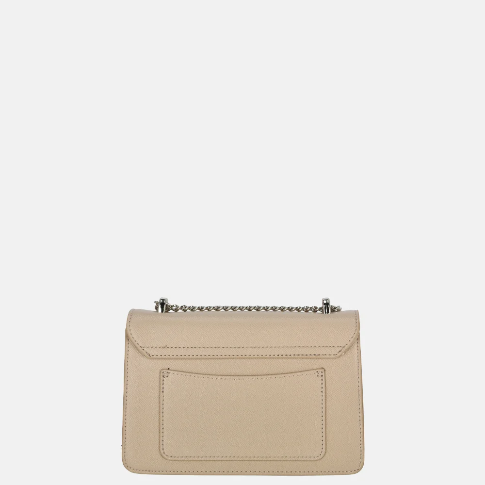 Flora & Co schoudertas beige bij Duifhuizen