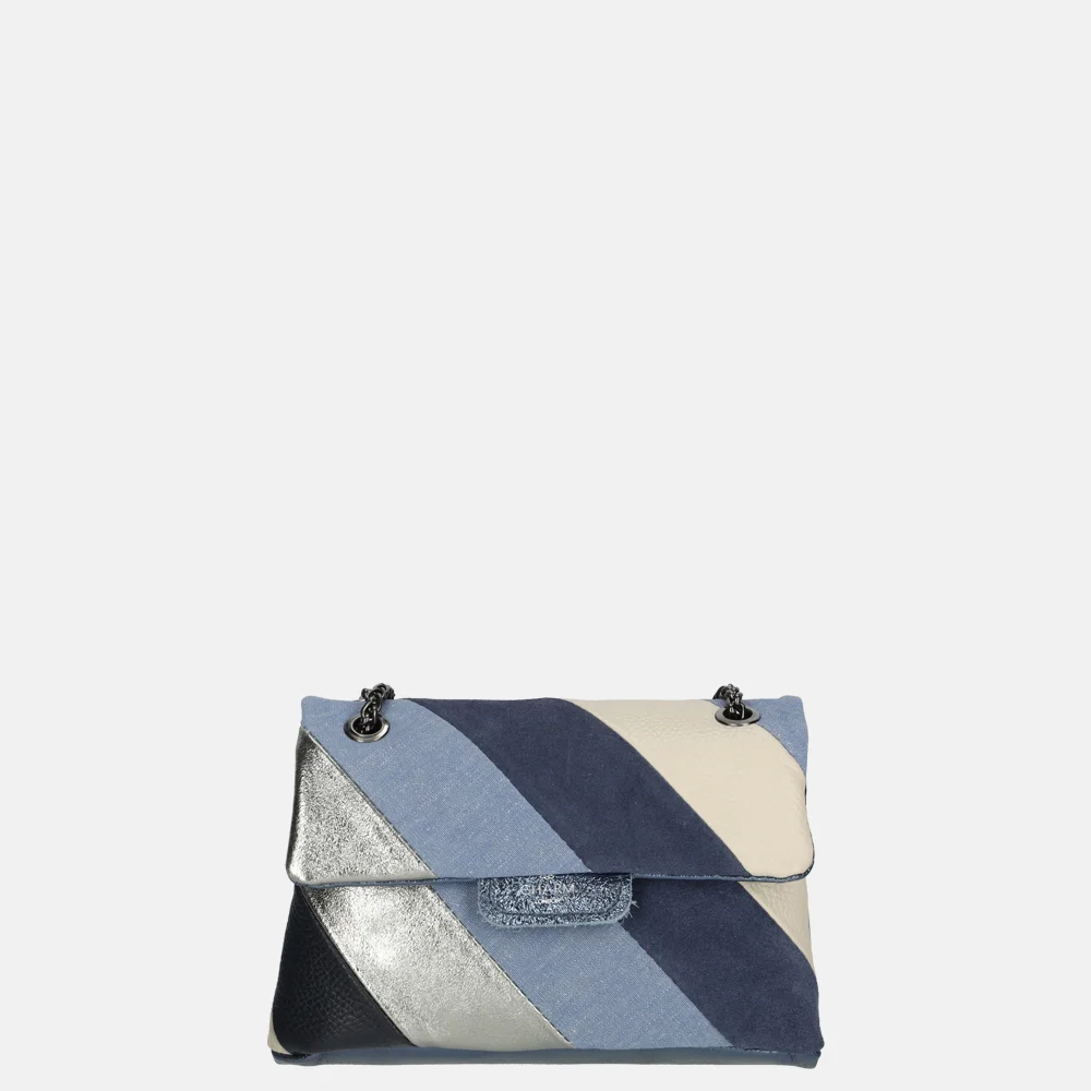 Charm London crossbody tas jeans bij Duifhuizen