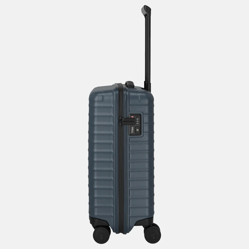 Titan Upgrade handbagage koffer 55 cm midnight blue bij Duifhuizen