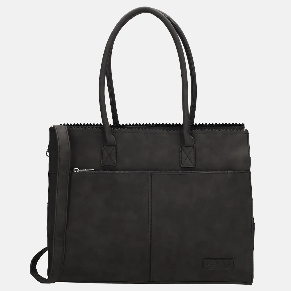 Zebra Trends shopper 15 inch zwart