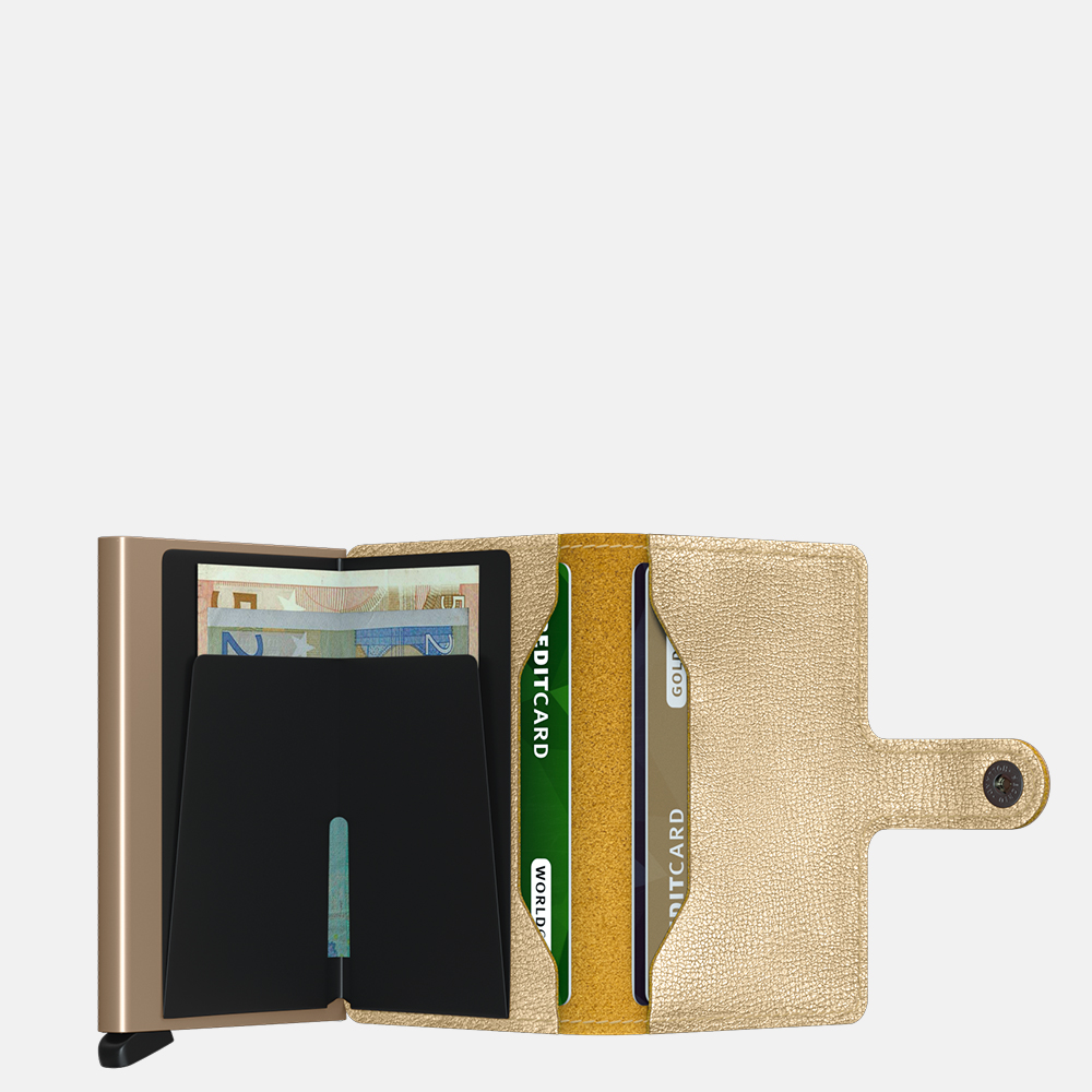 Secrid Miniwallet pasjeshouder antique gold bij Duifhuizen
