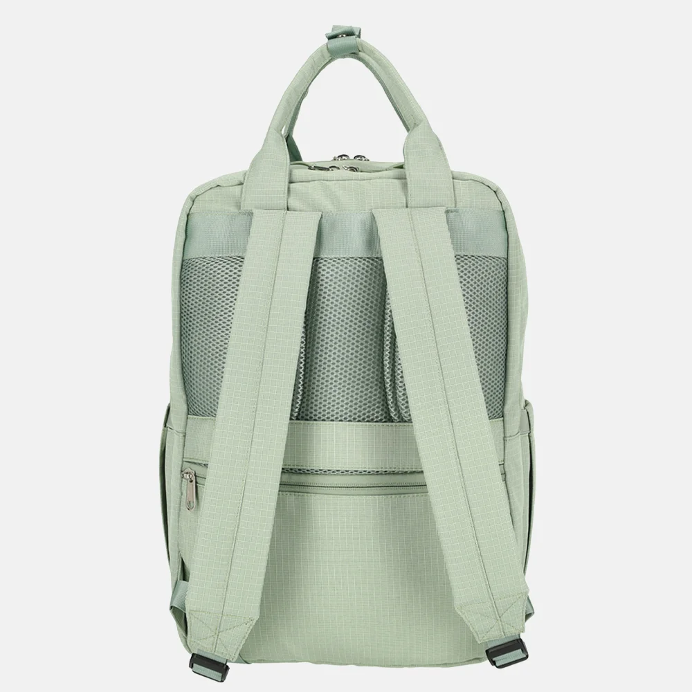 Enrico Benetti Luzern rugzak 2 vaks 17 inch mint bij Duifhuizen