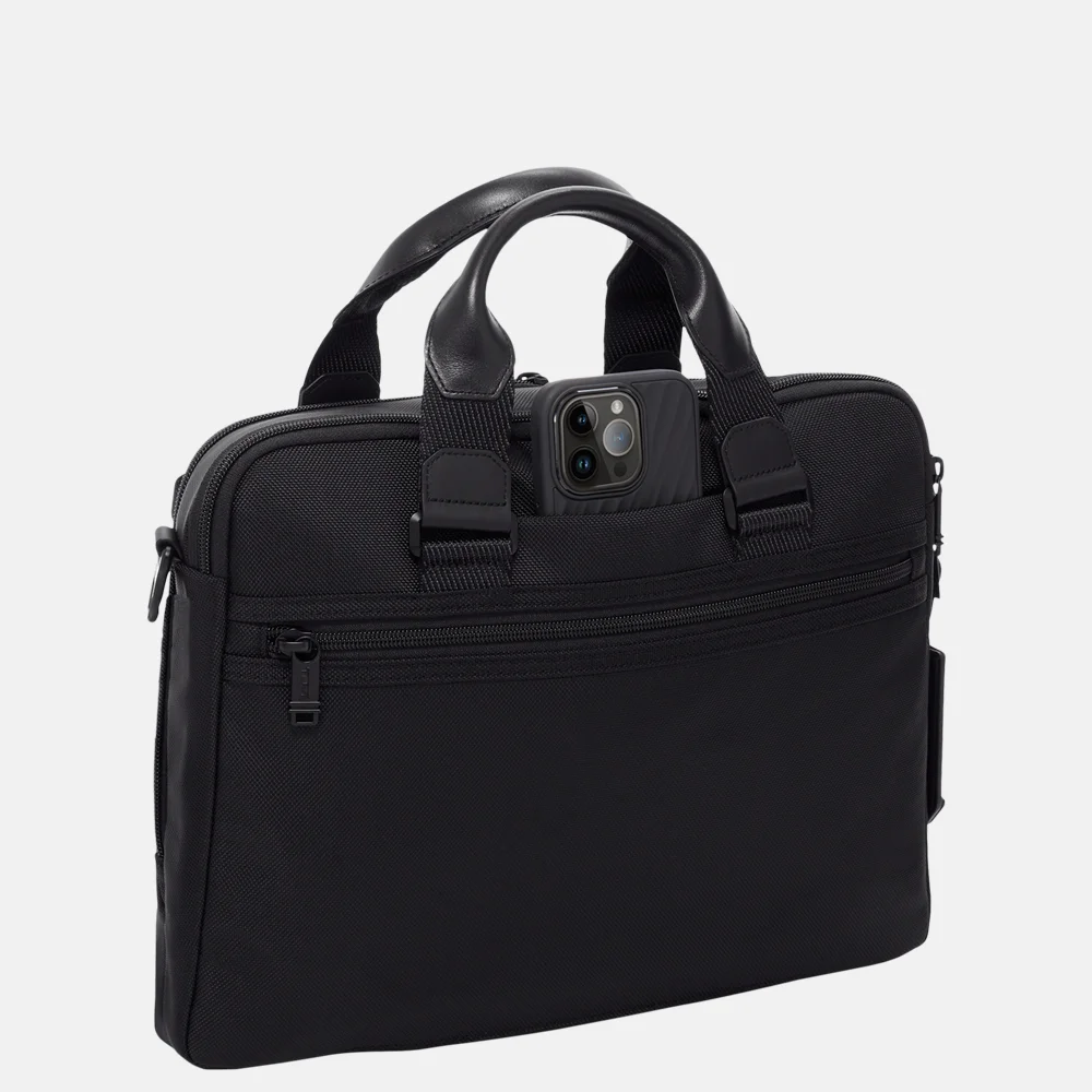 Tumi Alpha Bravo Calhoun laptoptas 14 inch black bij Duifhuizen