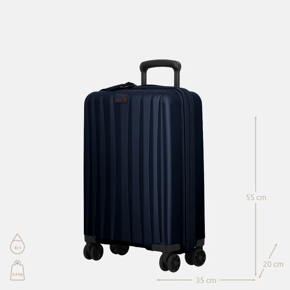 Jump Enais handbagage koffer 55 cm marine bij Duifhuizen