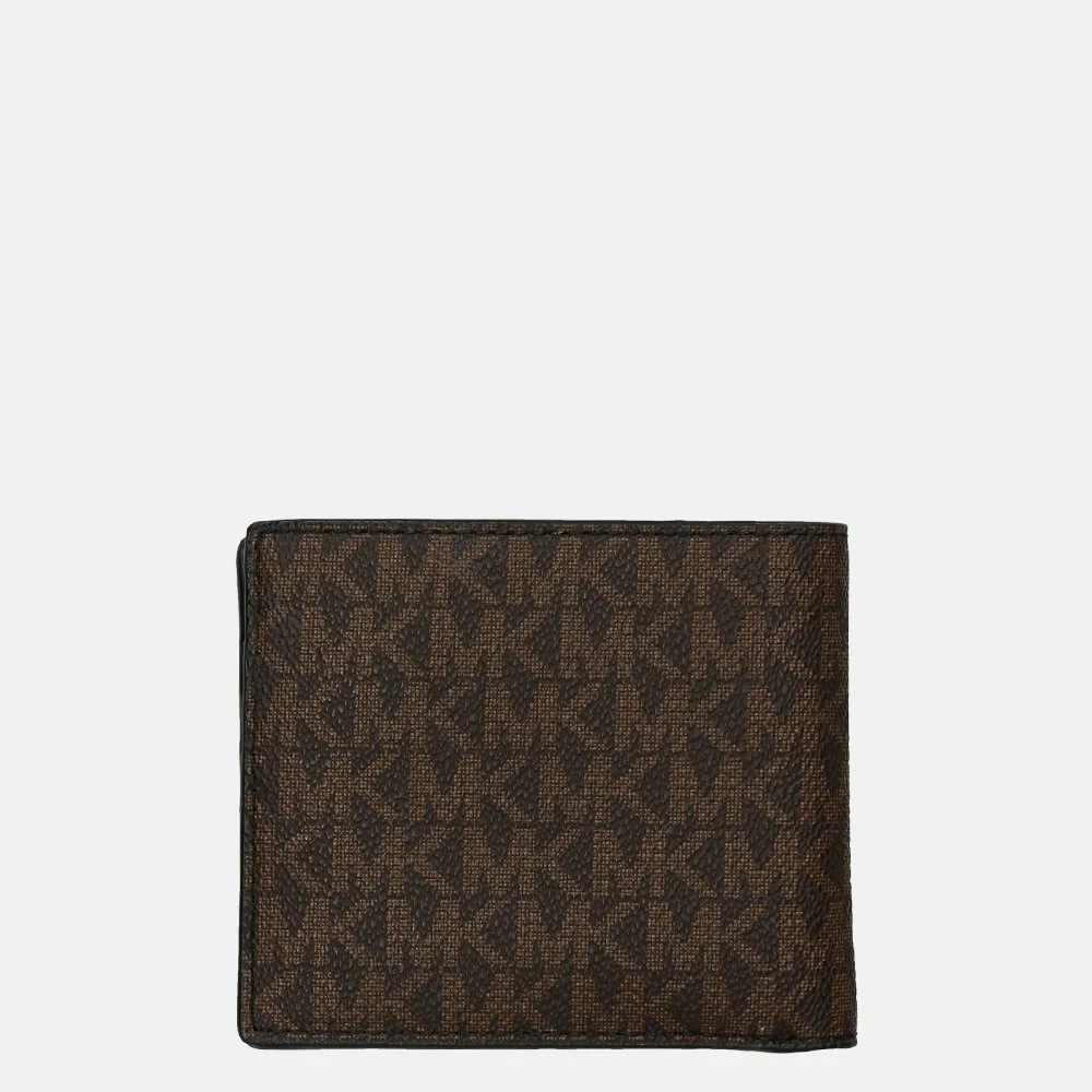 Michael Kors billfold brn/blk bij Duifhuizen