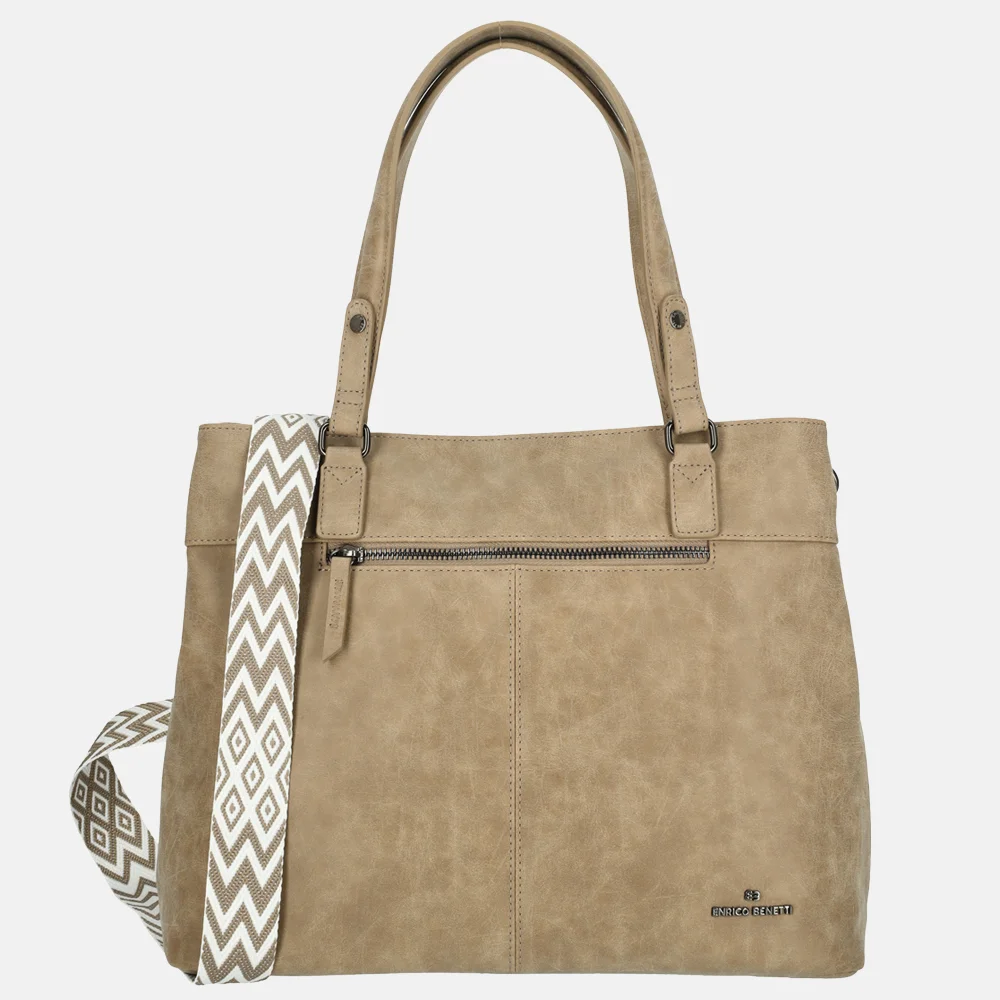 Enrico Benetti Stacey shopper middentaupe