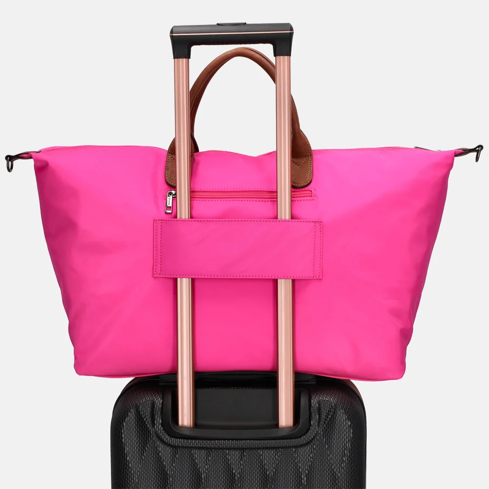 Charm London Buckingham weekendtas fuchsia bij Duifhuizen