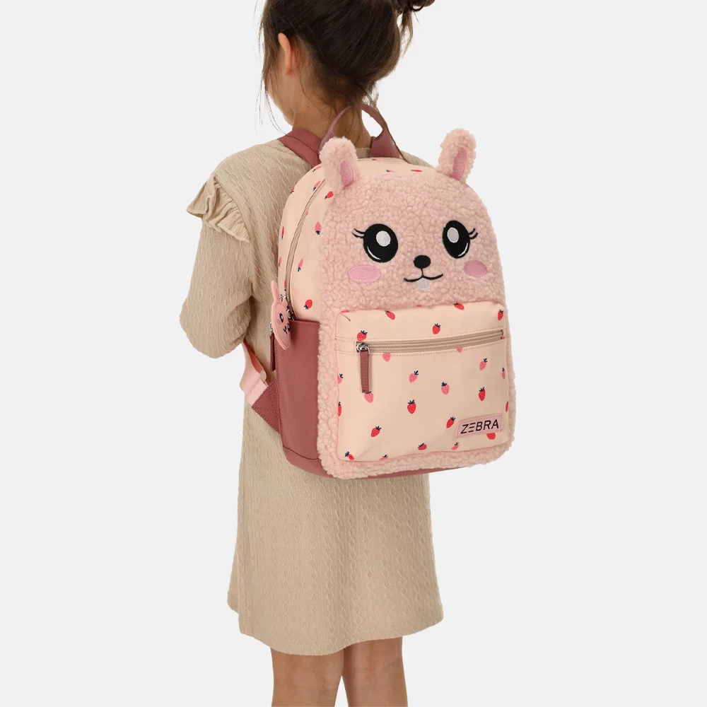 Zebra Trends Buddies kinderrugzak roze bij Duifhuizen