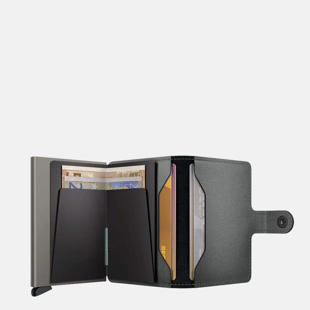 Secrid Miniwallet pasjeshouder matte satin steel bij Duifhuizen