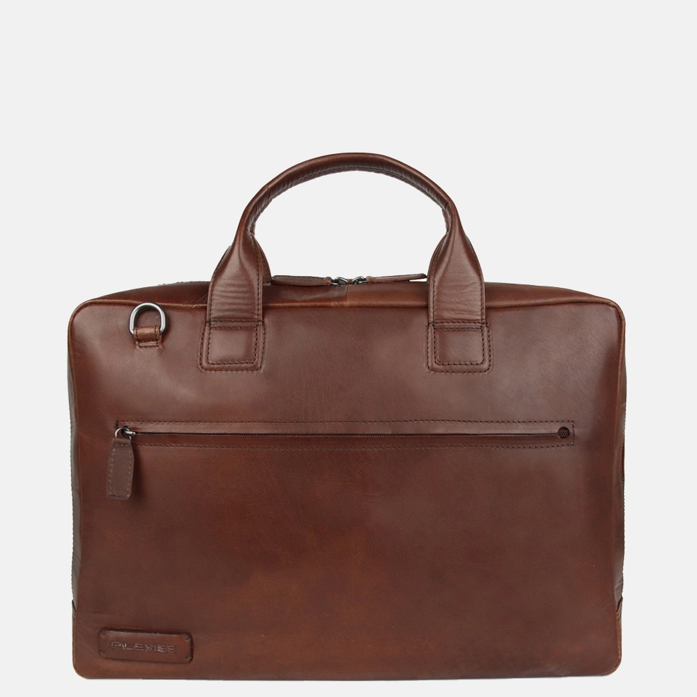 Plevier Onyx laptoptas 17.3 inch bruin