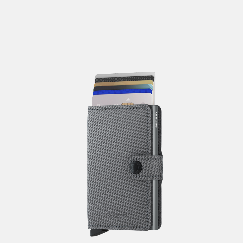 Secrid Miniwallet pasjeshouder carbon cool grey bij Duifhuizen