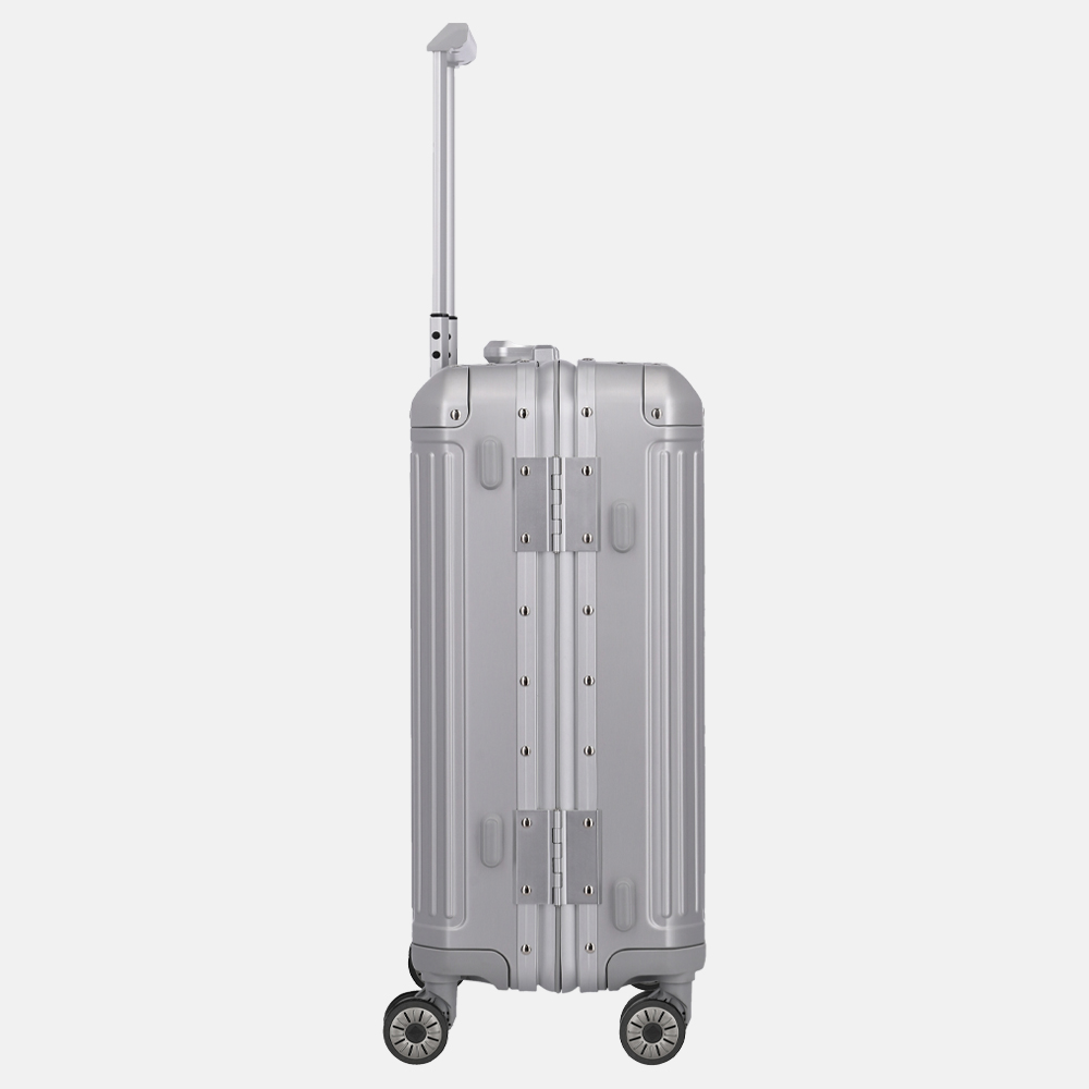 Travelite Next handbagage koffer 55 cm silver bij Duifhuizen