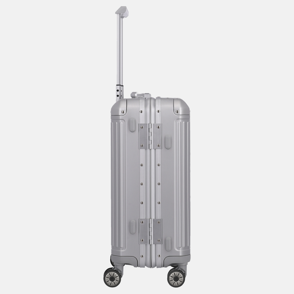 Travelite Next handbagage koffer 55 cm silver bij Duifhuizen