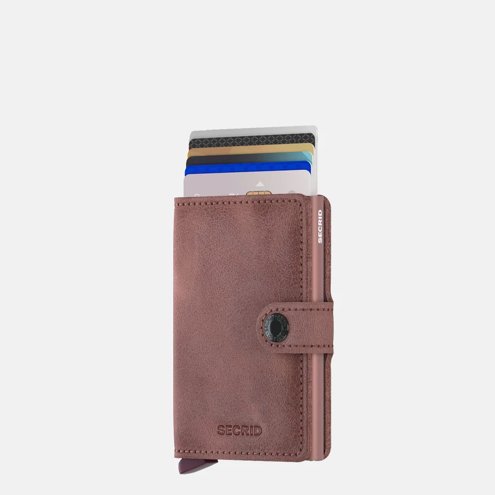 Secrid Miniwallet vintage mauve bij Duifhuizen