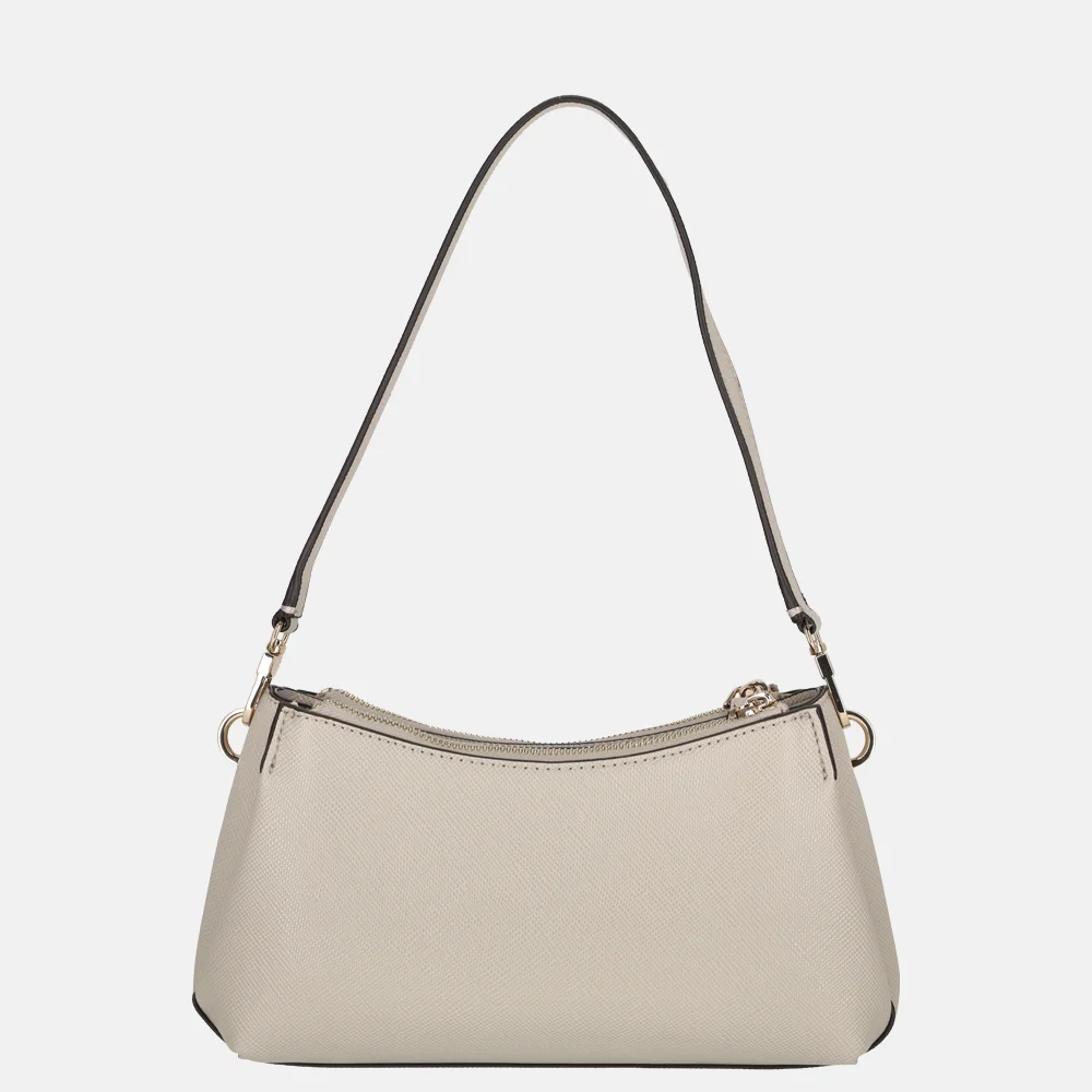 Guess Noelle II schoudertas mini taupe bij Duifhuizen