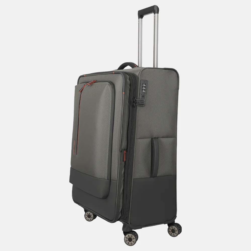 Travelite Crosslite 5.0 reiskoffer 77 cm L dark olive bij Duifhuizen