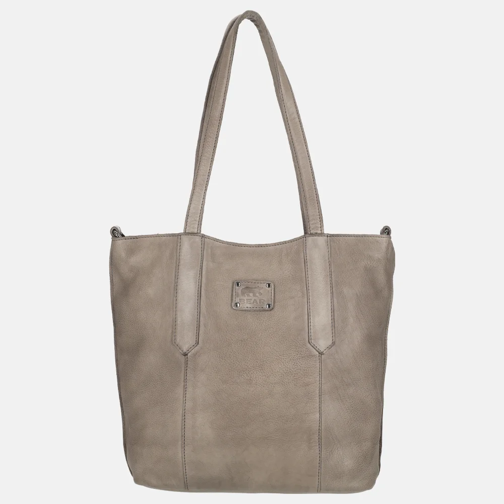 Bear Design shopper taupe bij Duifhuizen