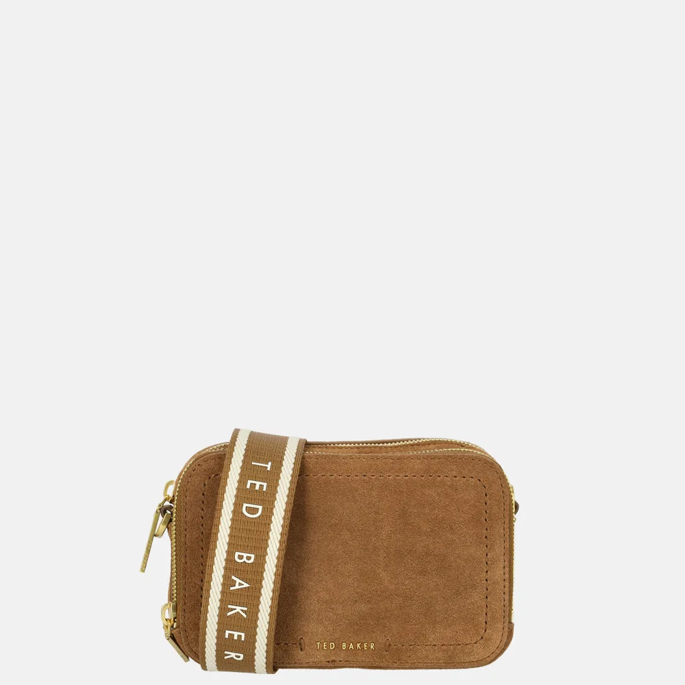 Ted Baker Shayann crossbody tas brown bij Duifhuizen