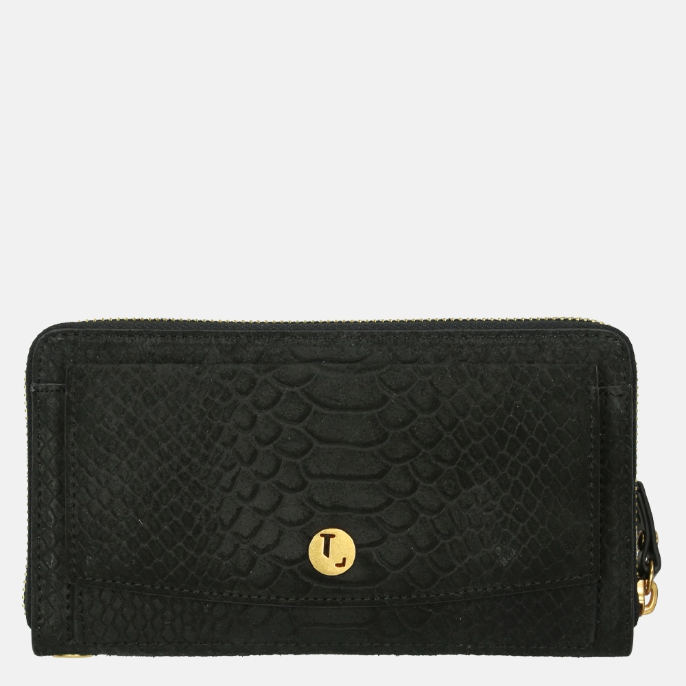 Loulou Essentiels Sugar Snake SLB portemonnee black bij Duifhuizen