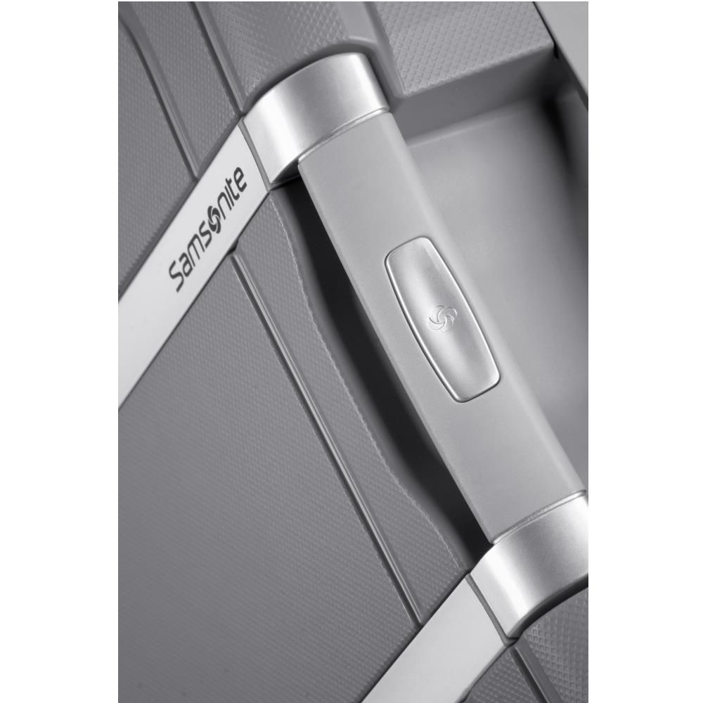 Samsonite S'Cure spinner 75 cm silver bij Duifhuizen