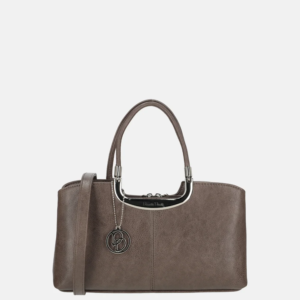 Daniele Donati handtas dark taupe bij Duifhuizen