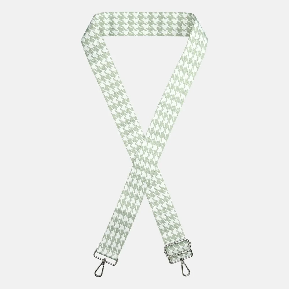 Duifhuizen schouderband pied du poule light green bij Duifhuizen